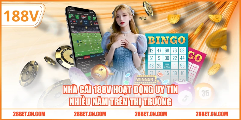 Nhà cái 188V hoạt động uy tín nhiều năm trên thị trường