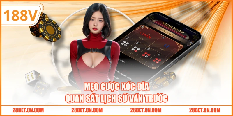 Mẹo cược xóc đĩa quan sát lịch sử ván trước