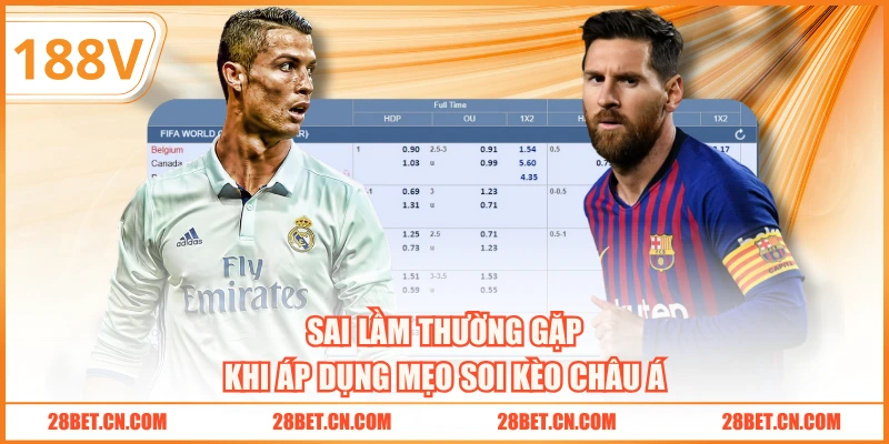 Sai lầm thường gặp khi áp dụng mẹo soi kèo châu Á
